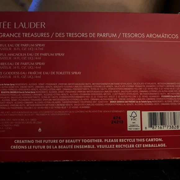 Estee Lauder Fragrance Treasures Set - Red Box - Picture 3 of 3